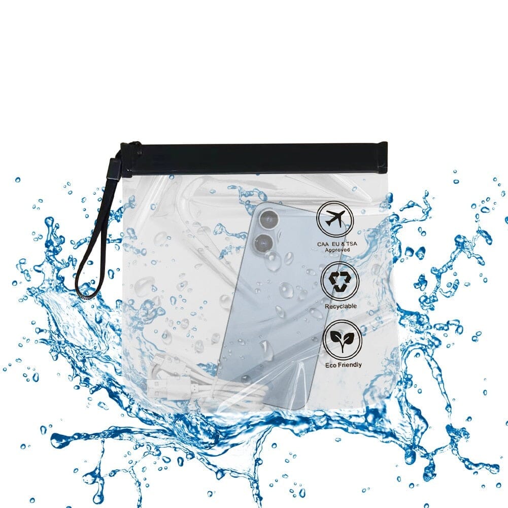 Pochettes de Voyage Liquide Avion Transparentes (Lot de 2)