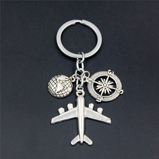 Porte-Clés Avion - Globe-Trotter