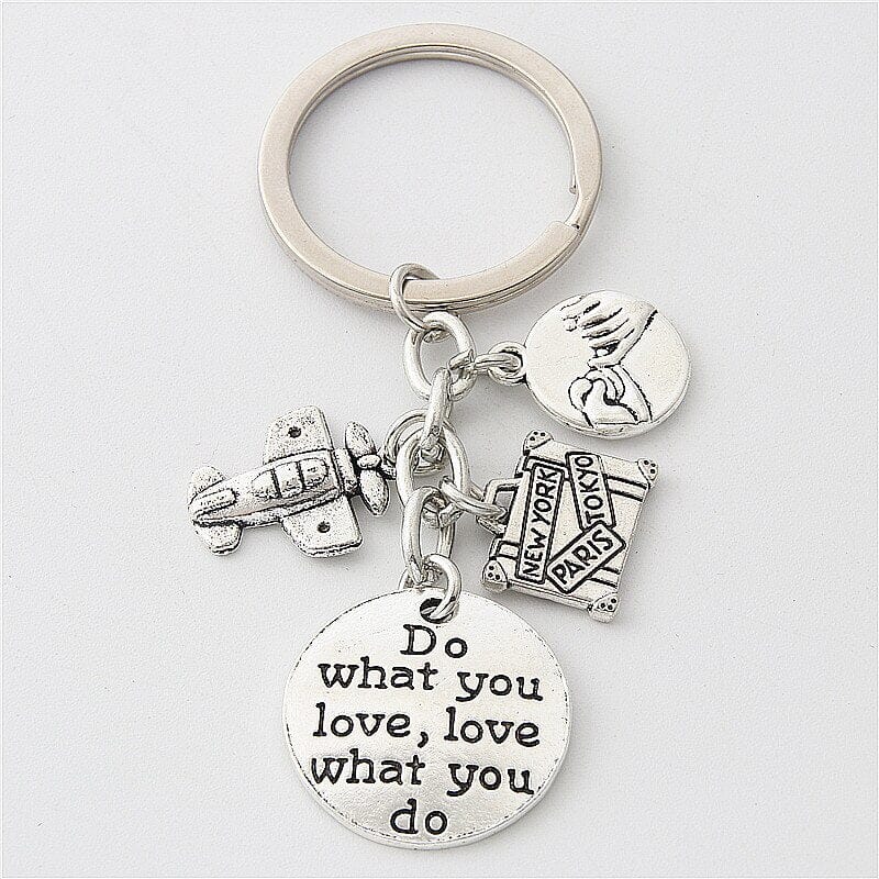 Porte-Clés Voyages Avion - Do What You Love
