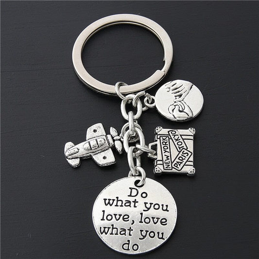 Porte-Clés Voyages Avion - Do What You Love