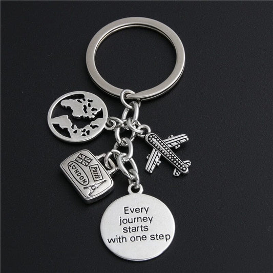 Porte-Clés SkyExplorer - Every Journey Starts With One Step