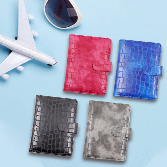 Portefeuille de Voyage Passeport CrocoFold