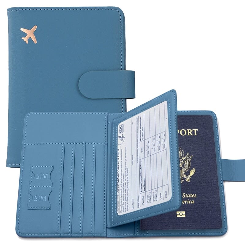 Portefeuille de Voyage Petit Avion (Anti-RFID)