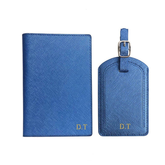 Portefeuille de Voyage & Étiquette Valise - Set de Voyage Personnalisé