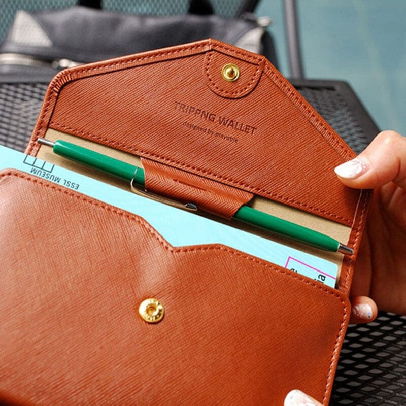 Portefeuille de Voyage pour Femme - Grande Pochette (anti-RFID)
