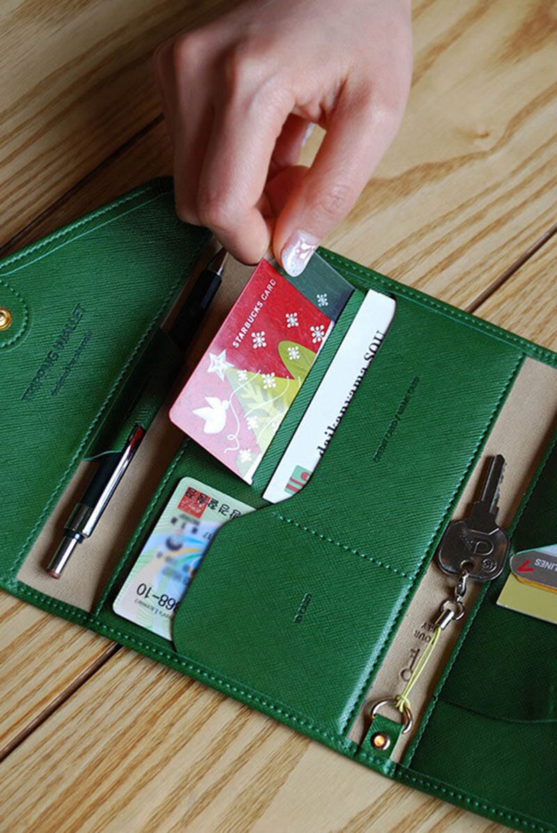 Portefeuille de Voyage pour Femme - Grande Pochette (anti-RFID)