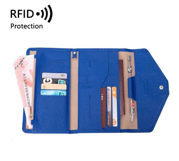 Portefeuille de Voyage pour Femme - Grande Pochette (anti-RFID)