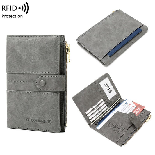 Portefeuille de Voyage pour Femme - Pochette Passeport (Anti-RFID)