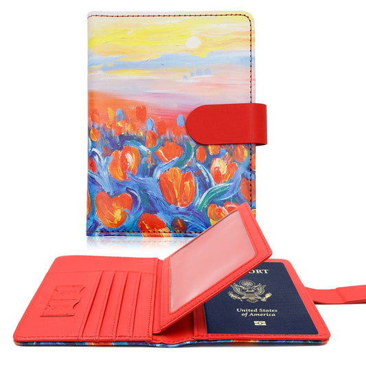 Portefeuille de Voyage Femme Tulipes - Édition Spéciale