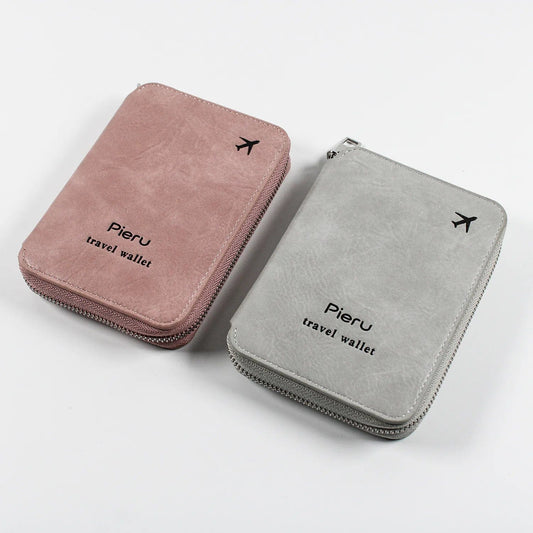 Portefeuille de Voyage Passeport Avion Multifonctionnel (RFID)
