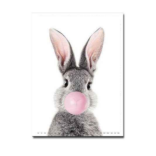 Protège-Passeport Bubble-Gum Lapin - Explorer en style