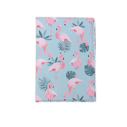 Protège-Passeport Flamants Roses - Voyage Chic