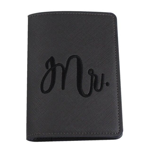 Protège Passeport Mr. (Noir) - Voyageur Chic