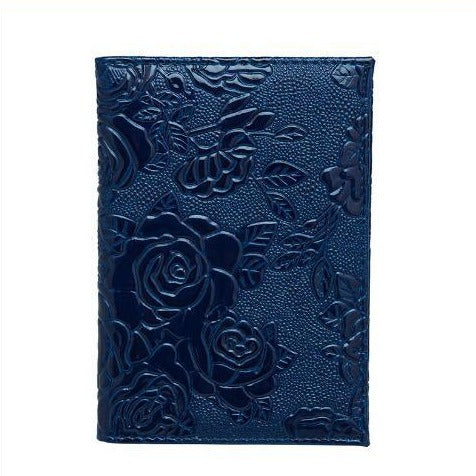 Protège-Passeport - Voyage en Roses en Relief