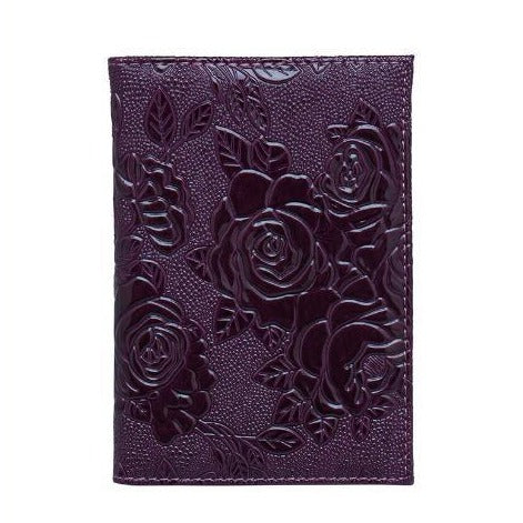 Protège-Passeport - Voyage en Roses en Relief