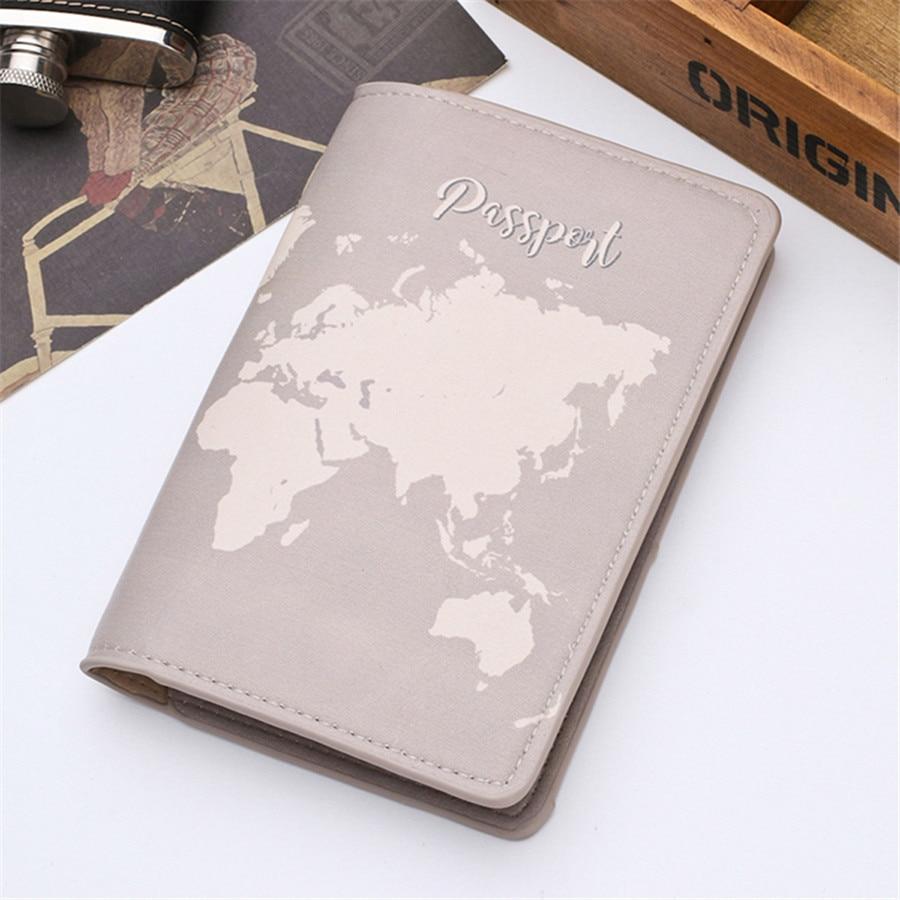 Protège-Passeport World Map - Collection Explorer