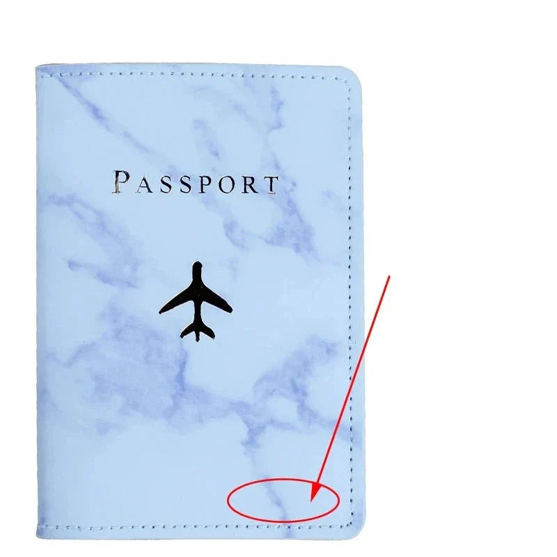 Protège-Passeport Personnalisé Avion Élégant