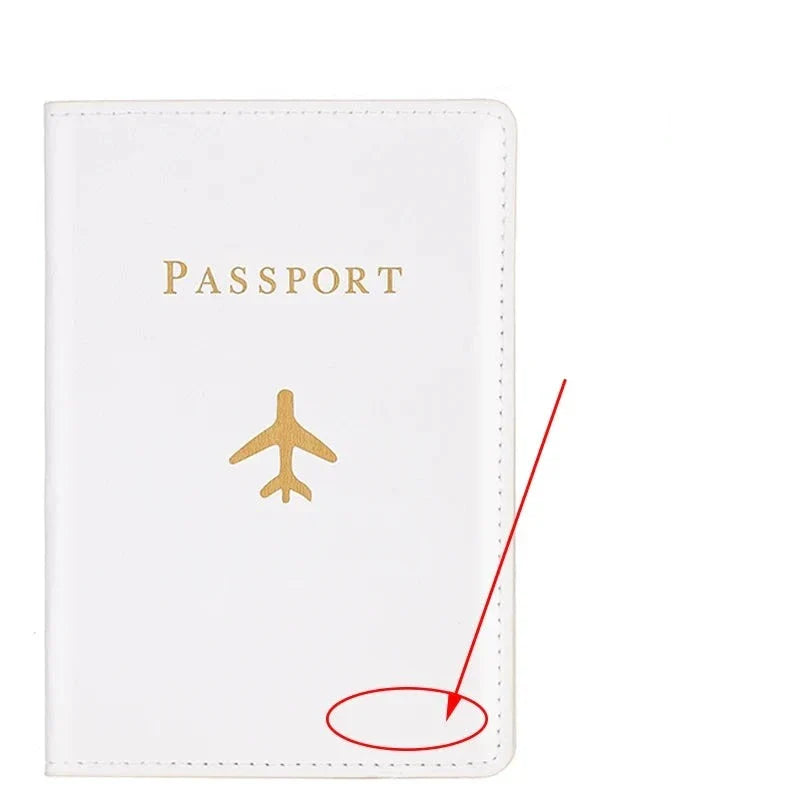 Protège-Passeport Personnalisé Avion Élégant