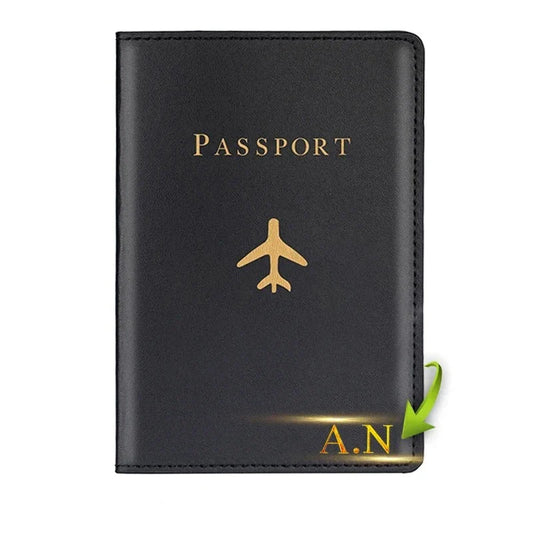 Protège-Passeport Personnalisé Avion Élégant
