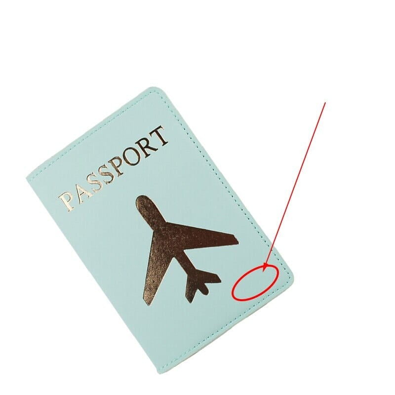 Protège-Passeport Voyage Personnalisé - Gros Avion