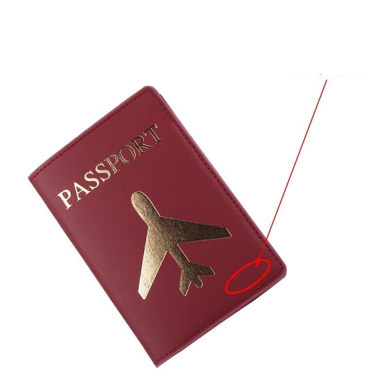 Protège-Passeport Voyage Personnalisé - Gros Avion