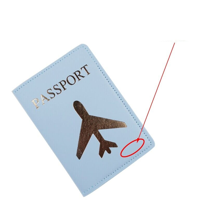 Protège-Passeport Voyage Personnalisé - Gros Avion