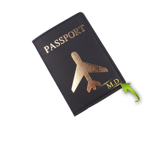 Protège-Passeport Voyage Personnalisé - Gros Avion