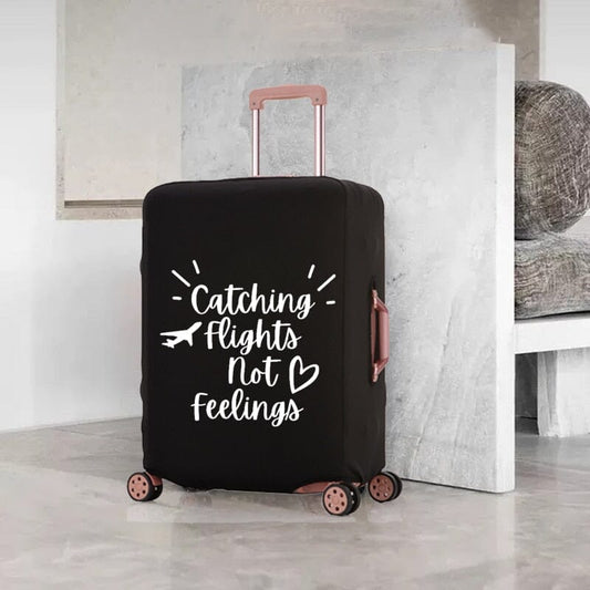 Protège Valise Avion - Catching Flights, Not Feelings
