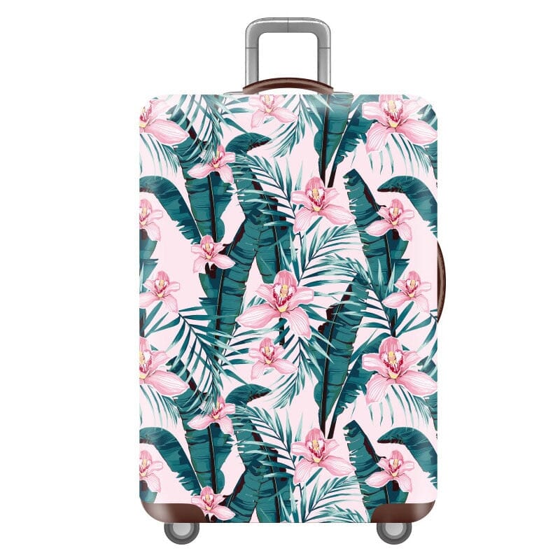 Protège-valise Fleurs Roses