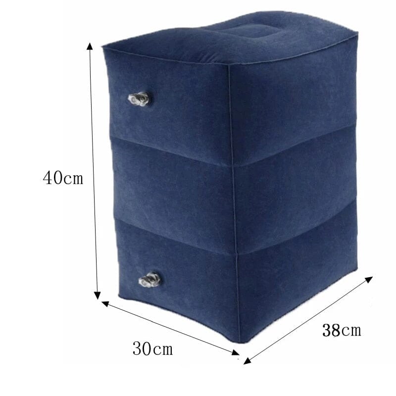 Repose-Pieds Voyage Gonflable - Coussin Avion & Voiture