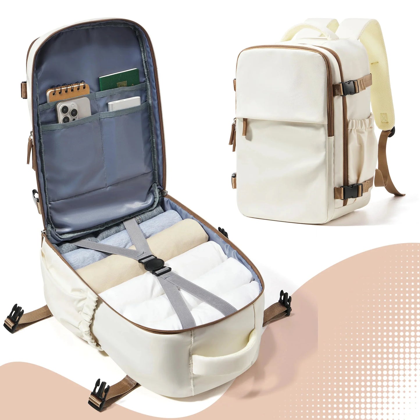 Sac à Dos de Voyage en Cabine 40x30x20