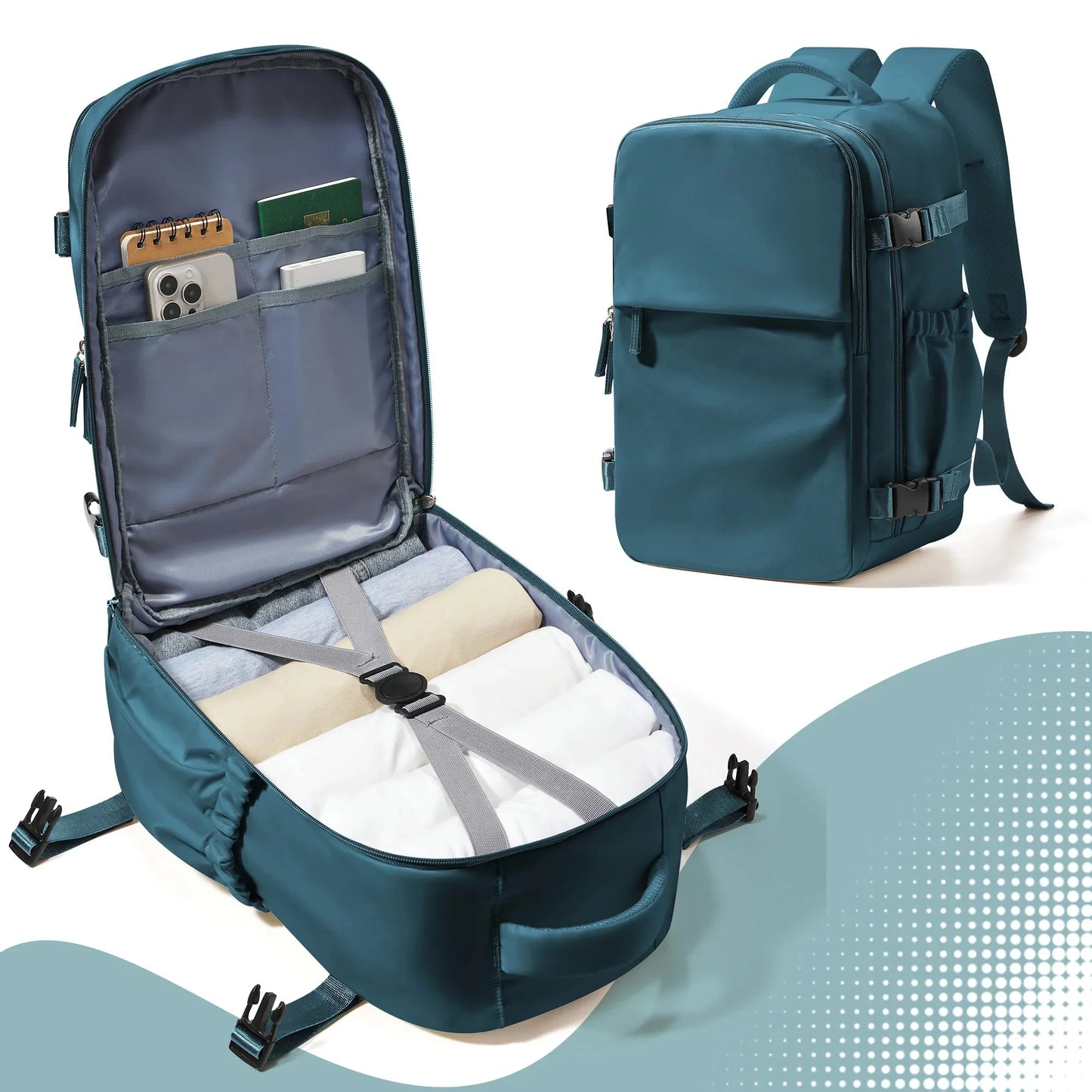 Sac à Dos de Voyage en Cabine 40x30x20