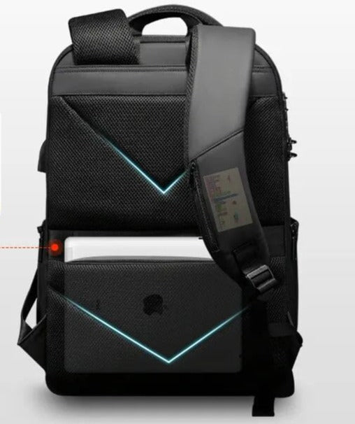Sac à Dos Antivol - avec Coque Rigide et Port USB