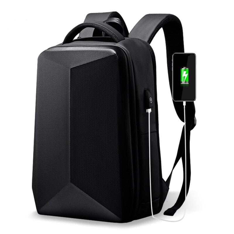 Sac à Dos Antivol - avec Coque Rigide et Port USB