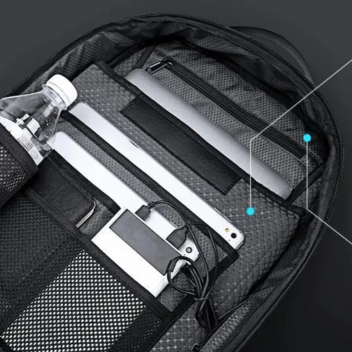 Sac à Dos Antivol Rigide (avec Port USB)