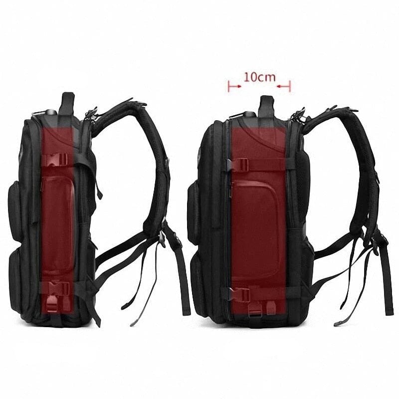 Sac à Dos Antivol Extensible pour Voyage Multi-Compartiments