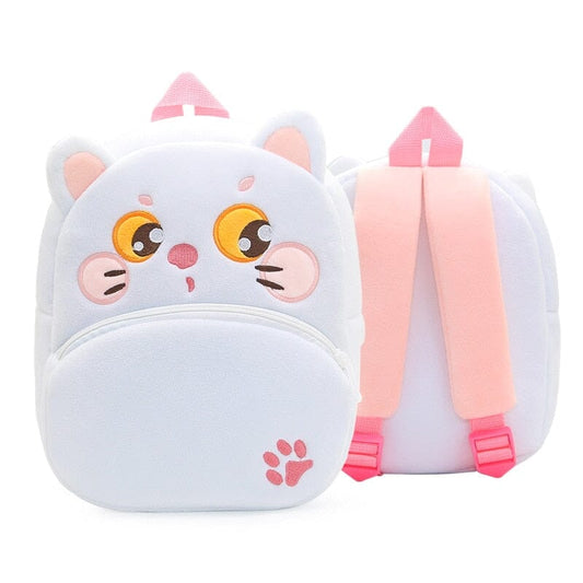 Sac à Dos Chat Blanc 3D - Explorateur de Mondes