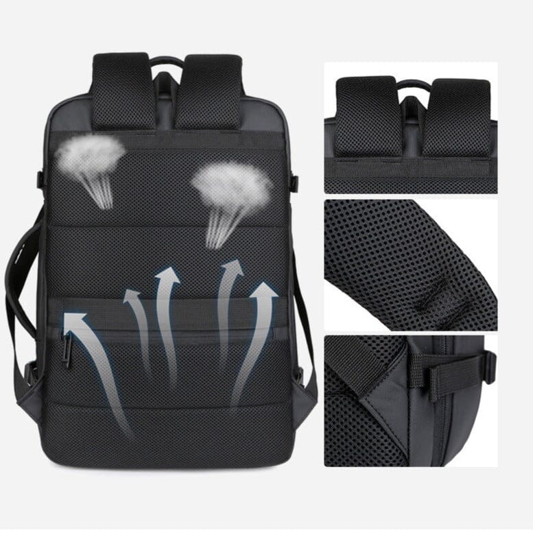 Sac à Dos Connecté USB Extensible (17 Pouces) pour les Voyages