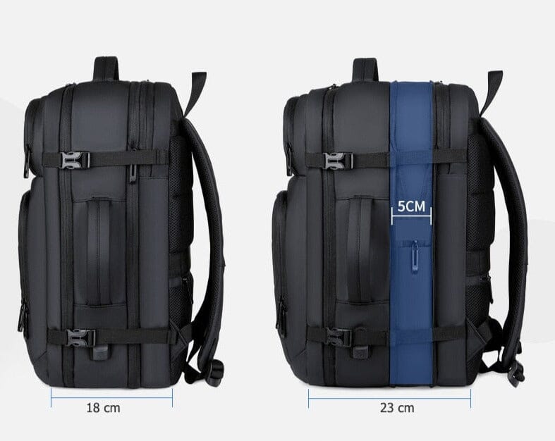 Sac à Dos Connecté USB Extensible (17 Pouces) pour les Voyages
