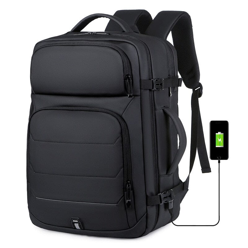 Sac à Dos Connecté USB Extensible (17 Pouces) pour les Voyages