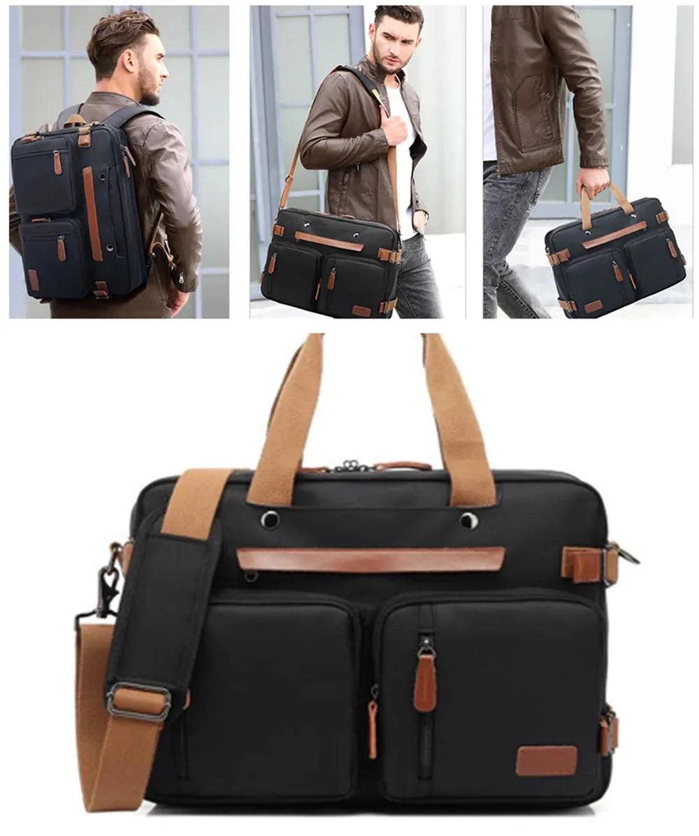 Sac à Dos Convertible Voyage Sacoche Ordinateur