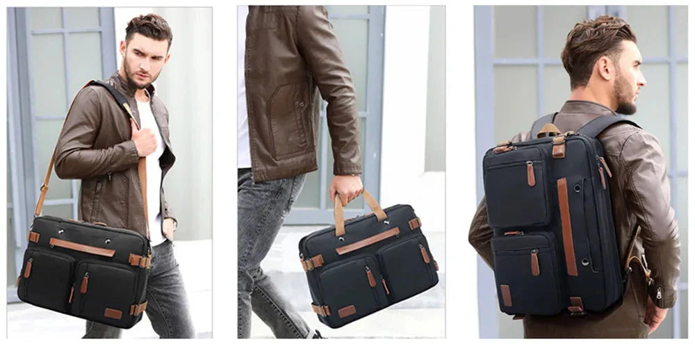 Sac à Dos Convertible Voyage Sacoche Ordinateur