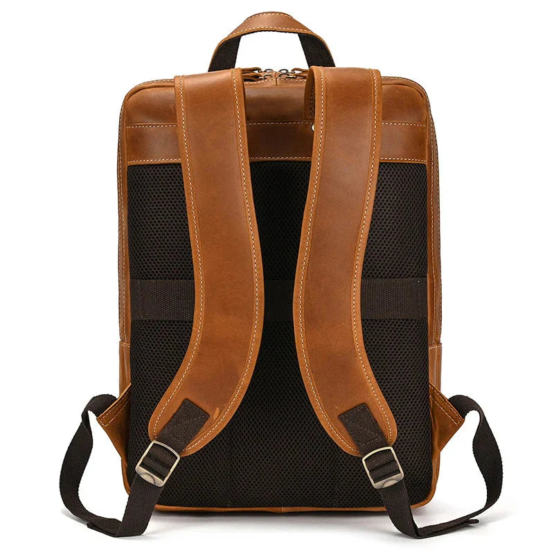 Sac à Dos en Cuir pour Homme, Idéal pour Voyager