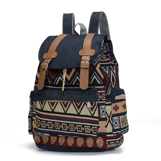Sac à Dos de Voyage - Motif Aztèque - Édition Explorer