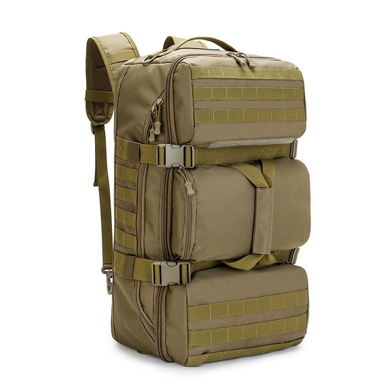 Sac à Dos de Voyage Militaire - Style Armée Aventure (65L)