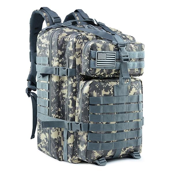 Sac à Dos de Voyage Tactique - Camouflage Gris Armée US