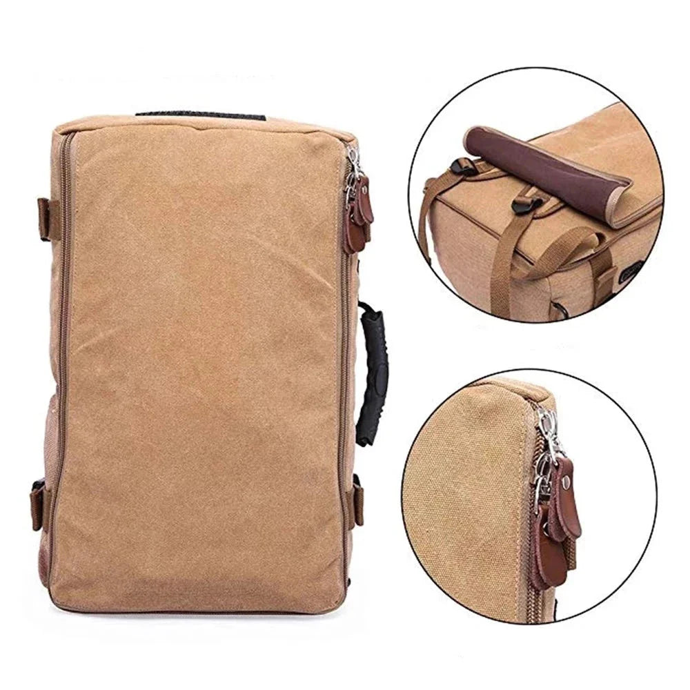 Sac à Dos de Voyage Vintage - Explorateur (Convertible)