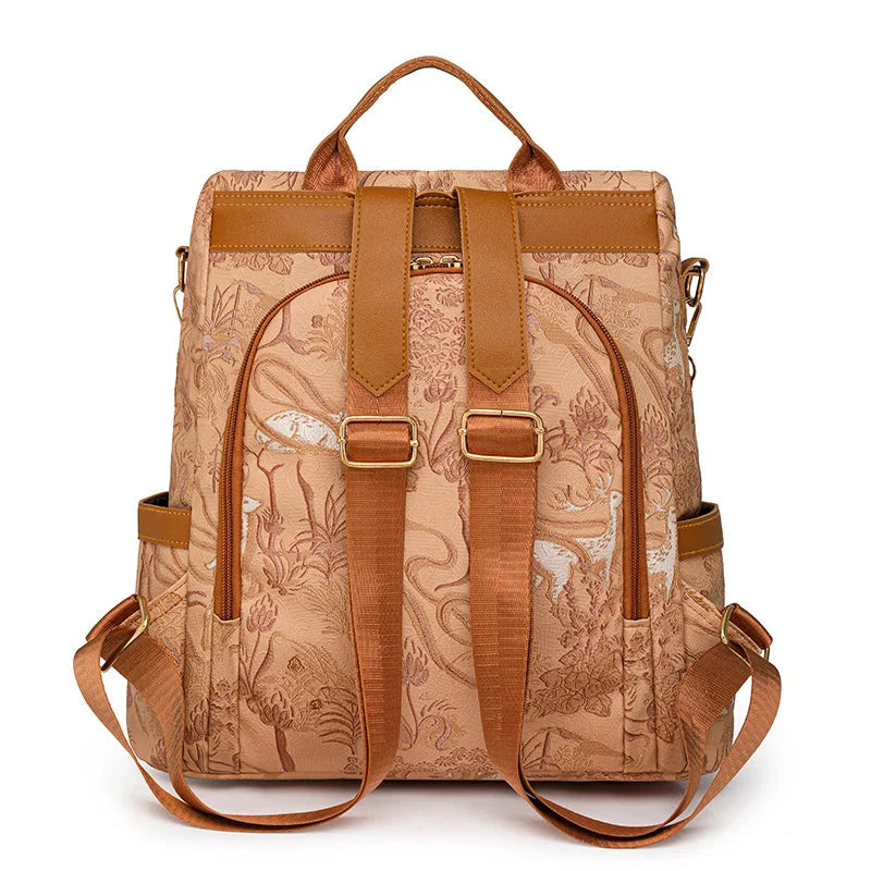 Sac à Dos Femme Tendance - Ouverture Zippée au Dos