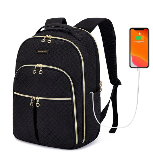 Sac à Dos Femme Voyage Travail Ordinateur 15.6 Pouces