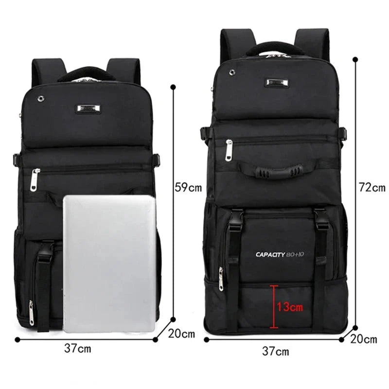 Sac à Dos Grande Capacité Explorez (80L+10L)